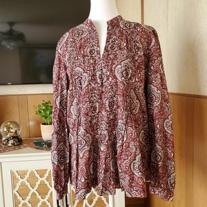 Talbots 100% cotton Long Sleeve Women's Tops Size Large